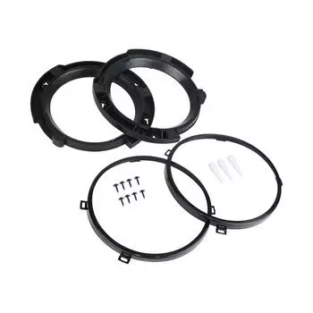 1 пара монтажных колец для фар, комплект колец, замена 7 дюймов для Jeep Wrangler JK 2007-2017 чёрный