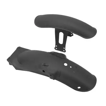 1 пара мотоциклетных крыльев, ударопрочные, высокопрочные, защита переднего и заднего колес, замена для Suzuki чёрный