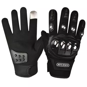 1 пара мотоциклетных перчаток для мужчин и женщин с полным и полупальцевым покрытием
