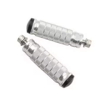 1 пара мотоциклетных поднятых педалей с ЧПУ, подставки для ног, подножки для ног, подножки, стержень педали, модифицированные аксессуары зелёный