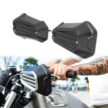 1 пара мотоциклетных поручней, защита для рук, крепление зеркала заднего вида, устойчивая к истиранию защита рук чёрный