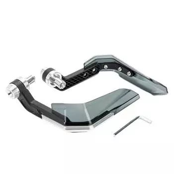 1 пара мотоциклетных ручек с лобовым стеклом, алюминий с ЧПУ, универсальный, 22 мм, защита для рук на руле, мотоцикл, грязевой велосипед, скутер, модификация, аксессуары красный