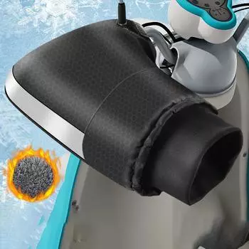 1 пара мотоциклетных рулей, водонепроницаемые перчатки для руля, перчатки для снегоходов, зимние термоперчатки для езды на электровелосипеде и мотоцикле one size