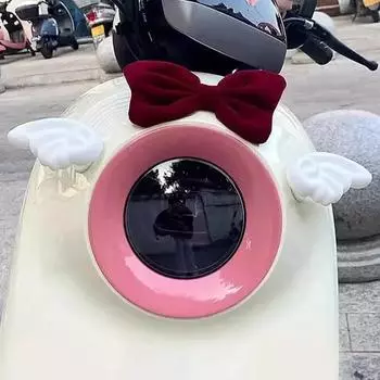 1 пара мотоциклетных шлемов, украшения, угловые крылья, наклейки, украшения для шлема, аксессуары для мотоциклетных велосипедных головных уборов белый