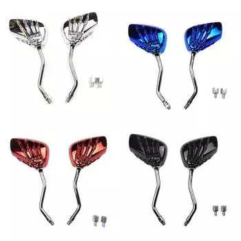 1 пара мотоциклов заднего вида скутеры мотоцикл заднего вида красный