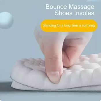 1 пара моющихся женских стельок, удобные шикарные противоударные спортивные стельки 45-46 серый