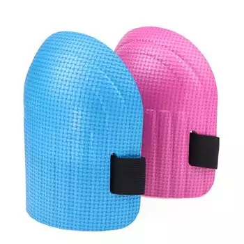 1 пара мягких пенопластовых наколенников для работы, поддержка колена, накладка для садоводства, уборки, защитный спортивный наколенник, безопасность на рабочем месте для строителей чёрный