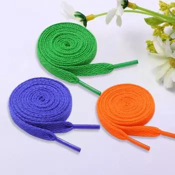 1 пара мягких плоских шнурков, износостойкие, компактные, с отличным трением красный