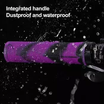 1 пара мягких резиновых чехлов на руль с камуфляжным принтом, мягкие противоскользящие ручки на руль велосипеда, эргономичный дизайн, ручки на руль MTB чёрный