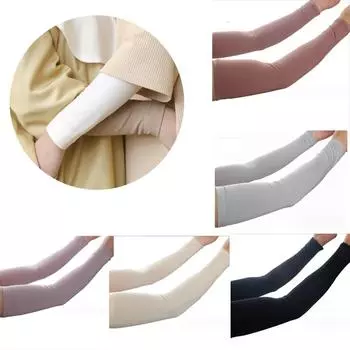 1 пара мусульманских носков из ледяного шелка One Size чёрный