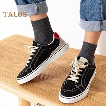 1 пара мужских хлопковых носков средней длины в полоску без запаха, однотонные, высокая эластичность, противоскользящие, дышащие, мягкие, теплые, впитывают пот, противоусаживаются, бизнес коричневый