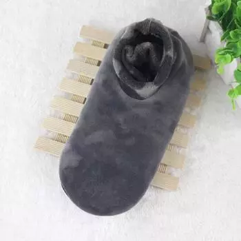 1 пара мужских и женских мягких флисовых носков, утолщенные зимние теплые носки для ботинок, 4 цвета, эластичные нескользящие носки для дома, тапочки