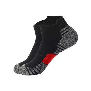 1 пара мужских носков низких дышащих баскетбольных спортивных велосипедных беговых махровых носков высоких эластичных носков-гольфов One Size