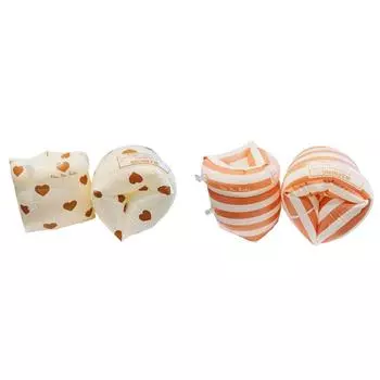 1 пара надувных колец для рук с двумя воздушными подушками для плавания (Любить)