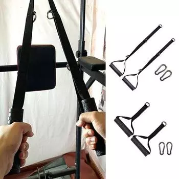 1 пара нагрудных расширителей с крючками, сильная несущая нагрузка, формирование фигуры, нейлоновые ручки для фитнеса, нагрудные ленты, аксессуары для фитнеса B