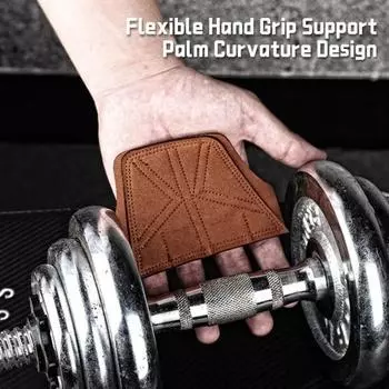 1 пара накладок для захвата для тяжелой атлетики, защита для рук, 4 пальца, перчатки для тренировок в спортзале, двухслойные нескользящие спортивные аксессуары для фитнеса чёрный