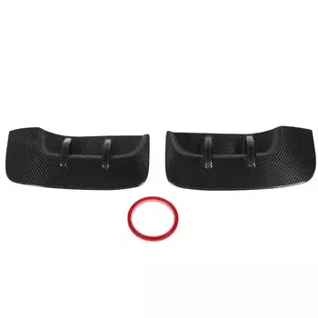 1 пара накладок на боковые вентиляционные отверстия кузова из углеродного волокна левая правая накладка на вентиляционные отверстия крыла замена наклейки для Kia