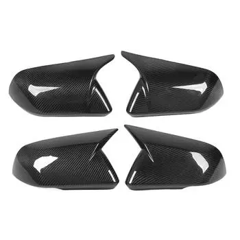 1 пара накладок на зеркала из углеродного волокна в стиле бычьих рогов для боковых зеркал заднего вида автомобиля S550 2015? Without Turn Signal Slot