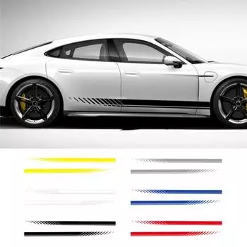 1 пара наклеек на боковую часть кузова автомобиля, ПВХ, водонепроницаемая, устойчивая к ультрафиолетовому излучению, самоклеящаяся, универсальная, для внедорожников, для украшения кузова автомобиля, наклейка, внешние аксессуары для автомобиля серый