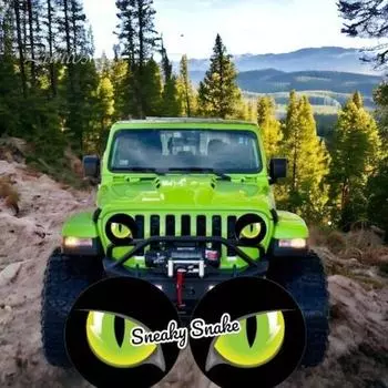 1 пара наклеек на фары автомобиля, сильная липкость, водонепроницаемые, широко используемые забавные круглые 3D стерео глаза, наклейки на фары синий