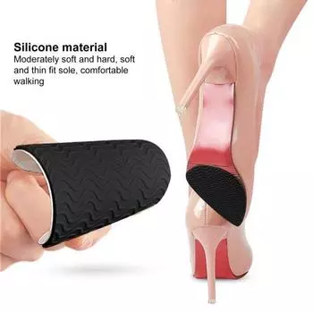 1 пара наклеек на подошву для передней части стопы противоскользящие заглушающие легкие водные ряби амортизирующие Waterdrop темные хаки