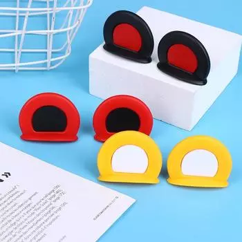 1 пара наклеек с изображением медвежьих ушей для шлема, декора для мотоцикла, электромобиля, шлема, милые наклейки красный