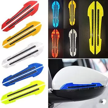 1 пара?Наклейка на ленту, наклейки на открытую дверь автомобиля, авто?Предупреждение?Износостойкий?Светоотражающий?Наклейка на зеркало заднего вида с советами по обращению жёлтый