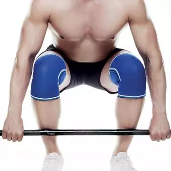 1 пара наколенников для приседаний, 7 мм, для поднятия тяжестей, наколенников, поддержка безопасности, защита для тренажерного зала, спорта, кроссфита, фитнеса, тренировок XXL