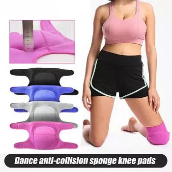 1 пара наколенников, мягкие наколенники, регулируемый компрессионный рукав для танцев, борьбы, велоспорта, артрита, разрыва мениска M серый