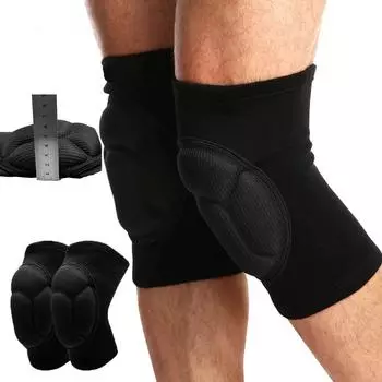 1 пара наколенников Turtle Shell для волейбола, утолщенные эластичные наколенники из губки, фитнес-принадлежности L