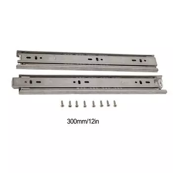 1 пара направляющих для ящиков из нержавеющей стали 304 с утолщенным гидравлическим демпфирующим буфером направляющие для ящиков бесшумная фурнитура для мебели аксессуары