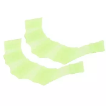 1 пара наручников для плавания, ласты, силиконовые перчатки для плавания с перепонками на пальцы, перчатки для плавания с ладонями, зеленые, M M зелёный