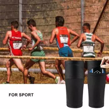 1 пара нарукавников для футбола, высокая эластичность, бесшовные, нескользящие, ударопрочные, для взрослых, подростков, футбольные носки для защиты голени, спорт на открытом воздухе M белый