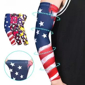 1 пара нарукавников, охлаждающие чехлы на руки, унисекс, защита от солнца, защита рук, солнцезащитные рукава для езды на льду M