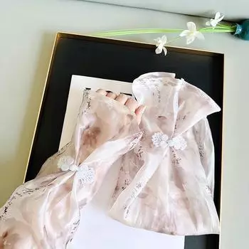 1 пара наружных застежек, дышащая шелковая пуговица, солнцезащитный крем, рукав, защита от ультрафиолета, тонкие