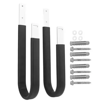 1 пара настенных вешалок для каяков для гаража, наружных вешалок для хранения досок для гребли стоя