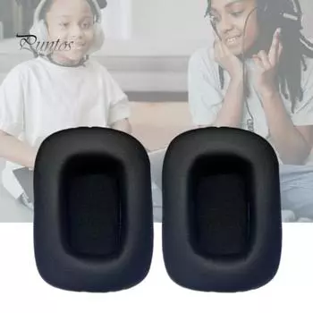 1 пара наушников, амбушюры, износостойкая шумоизоляция, прямоугольный дизайн, идеальная посадка, чехлы для наушников, замена чёрный