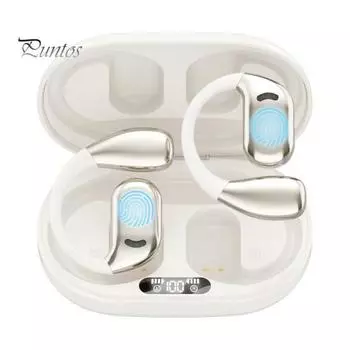 1 пара наушников-вкладышей для перевода с чехлом для зарядки. Стереозвук. Шумоподавление. Наушники для перевода в реальном времени на 144 языка. чёрный