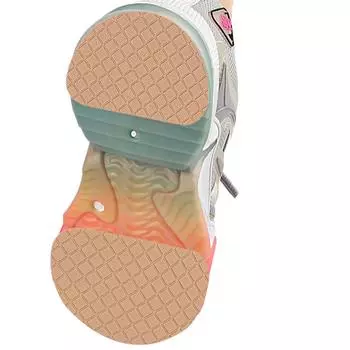 1 пара нескользящих износостойких заплаток для подошвы обуви, самоклеящиеся полукруглые заплатки для кроссовок, аксессуары для ремонта обуви 2