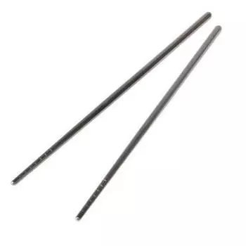 1 пара нескользящих палочек для еды из нержавеющей стали, экологически чистая посуда из палочек для еды