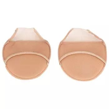 1 пара нескользящих подушечек для передней части стопы с высоким каблуком, средство по уходу за ногами (бежевый)