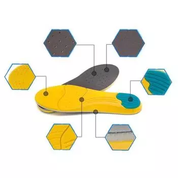 1 пара нескользящих подушек для обуви, облегчение боли, прочные нелипкие спортивные стельки 2