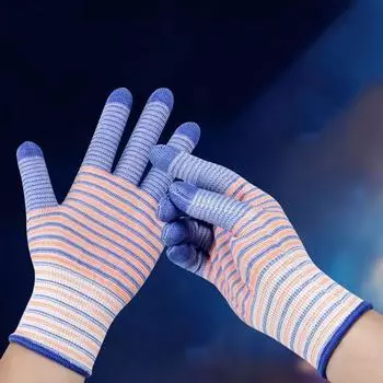 1 пара нескользящих промышленных перчаток, нейлоновые рабочие перчатки, носимые для женщин