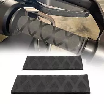 1 пара нескользящих резиновых чехлов на ручку мотоцикла, универсальная термоусадочная ручка 1pair