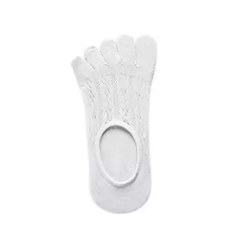 1 пара невидимых коротких носков-лодочек, дышащие носки с пятью пальцами, модные женские носки, женские