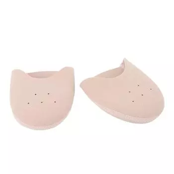 1 пара носков для пуантов для балета, накладки на пальцы ног, подушечки для пальцев ног, защитная подушечка для пальцев ног с