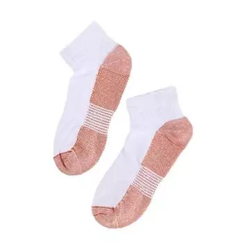 1 пара носков из медного волокна и чистого хлопка, спортивные волшебные носки из бамбукового волокна, спортивные потные носки для лета, для различных видов активного отдыха S-M