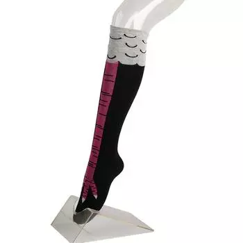 1 пара носков с куриными лапками, чулки до колена, носки с куриными лапками as the picture