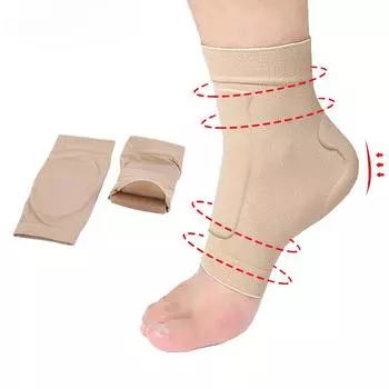 1 пара носков с защитой лодыжки и лодыжки с гелевыми подушечками для фигурного катания, хоккея, роликовых, лыжных, походных или верховых ботинок