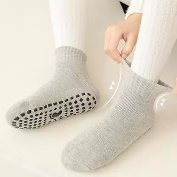 1 пара носков унисекс средней длины без запаха утолщенные теплые силиконовые подошвы высокая эластичность нескользящие впитывающие пот не садятся розы красного